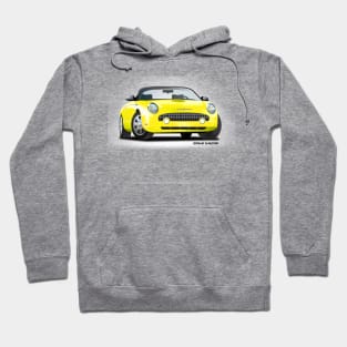 2002-2005 Retro Ford Thunderbird Yellow Hoodie